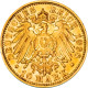 Allemagne 10 Mark Guillaume II 1898 Stuttgart - 5, 10 & 20 Mark Oro