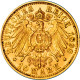 Allemagne 10 Mark Guillaume II 1898 Stuttgart - 5, 10 & 20 Mark Goud