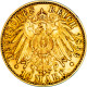 Allemagne 10 Mark Guillaume II 1893 Stuttgart - 5, 10 & 20 Mark Goud