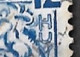 Plaatfout Blauw Krasje In Het Haar En Breuk In H  In 1928 Kinderzegels 12½ + 3½ Ct Blauw NVPH 223 A PM 3 - Plaatfouten En Curiosa