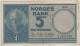 NORWAY  5 Kroner   P30a   Dated  1955  ( Fridtjof Nansen  +  Fishery At Back ) - Norvegia