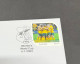 5-7-2023 (1 S  25A) Green $ 2.00 Women's Football  World Cup  - Coloured Coin 2023 On Cover (released 5-7-2023) TODAY - 2 Dollars