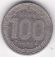 Afrique Equatoriale Banque Centrale. 100 Francs 1966 , En Nickel. KM# 5 - Otros – Africa