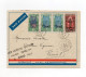 !!! TCHAD, LETTRE PAR AVION DE FORT LAMY POUR PARIS CACHET 1ER VOYAGE RETOUR AVION SABENA 5 MARS 1935 - Cartas & Documentos