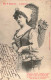 PHOTOGRAPHIE - Les 4 Saisons - L'Automne - Femme Avec Une Corbeille De Fruits - Carte Postale Ancienne - Photographie