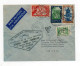 !!! AOF, AIR AFRIQUE, OUVERTURE DE LA LIGNE ALGER - GAO - BAMAKO 27/2/1938, LETTRE DE BAMAKO POUR BRUXELLES - Cartas & Documentos