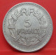 5 Francs Lavrillier Alu 1947 Fermé - TTB - Pièce Monnaie France - Article N°838 - 5 Francs