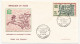 TCHAD => 2 Enveloppes FDC - 3 Valeurs Sauvegarde Des Bâtiments De Nubie - 9 Mars 1964 - Fort-Lamy - Tsjaad (1960-...)