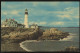 Lighthouse 1965 Portland ME Maine Postcard - Portland