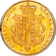 Royaume-Uni 1/2 Souverain Victoria Buste Jeune Et Armoiries 1853 - 1/2 Sovereign