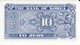 BILLETE DE COREA DEL SUR DE 10 JEON - SIN CIRCULAR (UNC)(BANKNOTE) - Corea Del Sur