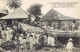 GUADELOUPE TROIS RIVIERES LE MARCHÉ DU BORD DE MER  TRÈS  BELLE. ANIMATION 9X14 REIMPRESSION DE CARTES ANCIENNES - Autres & Non Classés