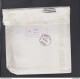 R-COVER LABEL / REPUBLIC OF MACEDONIA SEAL DAMAGED COVER  (006) - Covers & Documents