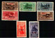 48545) EGEO - STAMPALIA 50º Anniversario Della Morte Di Giuseppe Garibaldi - 28 Agosto 1932 7 VALORI MNH** - Egée (Stampalia)