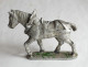 QUIRALU - FERME - ALUMINIUM - ANNEE 50 FIGURINE CHEVAL DE TRAIT - Quiralu