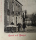 Borger (Dr.) Groet Uit (links Hotel Smit En MiddenPaarden Bus Of Tram) 1903 Met Klein Rond Odoorn - Andere & Zonder Classificatie