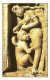 India Khajuraho Temples MONUMENTS - A FIGURE From Laxman TEMPLE 925-250 A.D Picture Post CARD New As Per Scan - Etnicas