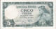 BILLETE DE 5 PTAS DEL AÑO 1954 SERIE A DE ALFONSO X EN CALIDAD EBC (XF) (BANKNOTE) - 5 Peseten