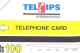 Pakistan:Used Phonecard, Telips, 100 Rs, Advertising - Pakistán