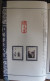 Delcampe - Coffret Et Livre De Lithographies Ou Dessins De 7 Grands Peintres Chinois Pour 35 Timbres Chinois Tres Rare - Verzamelingen & Reeksen