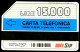 G 220 C&C 1253 SCHEDA TELEFONICA USATA COMPAGNA DI TUTTI I GIORNI 15.000 L. 30.06.95 TES - Öff. Diverse TK