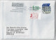 Netherlands 2023 Priority Cover Rotterdam Brazil Stamp Slogan Cancel Postage Checked Delivered In A Sustainable Way Leaf - Storia Postale