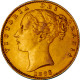 Royaume-Uni Souverain Victoria Buste Jeune Et Armoiries 1863 - 1 Sovereign