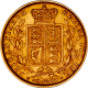 Royaume-Uni Souverain Victoria Buste Jeune Et Armoiries No Die Number 1872 - 1 Sovereign