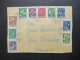 Österreich 1948 Anti Tuberkulose Fonds Mi.Nr.868 - 877 Satzbrief (Vorderseite / VS !!) Tagesstempel Wien 21.XII.1955 - Storia Postale