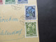 Österreich 1948 Anti Tuberkulose Fonds Mi.Nr.868 - 877 Satzbrief (Vorderseite / VS !!) Tagesstempel Wien 21.XII.1955 - Briefe U. Dokumente