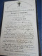 Priez Pour Le Repos De L'Ame/Marie Eugénie Léonarde De La CELLE/Marquise De CHABANS/Chapelle FAUCHER/1878         FPD129 - Obituary Notices