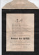 Mademoiselle Marie BAPTIER/ Décédée à VICHY Le 29 Juin 1911/Vous Prie D'assister En L'Eglise St Blaise/1911     FPD130 - Obituary Notices