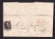 628/39 -- Lettre TP Médaillon 10 C Barres ST NICOLAS 1857 Vers ST GILLIS WAES - Boite Rurale T De KEMSEKE - Rural Post