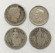 SVIZZERA 1/2  FRANCO 1879 X 2ES + USA DIME 1906 + GRAN BRETAGNA 3 PENCE 1941  E.920 - Autres & Non Classés