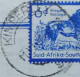 SOUTH AFRICA 1960, STATIONERY AEROGRAMME, 6 D VALUE, USED TO ENGLAND, LION  ANIMAL, KIMBERLY CITY CANCEL - Storia Postale