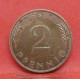 2 Pfennig 1989 G - TTB  - Pièce Monnaie Allemagne - Article N°1416 - 2 Pfennig