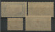 TUNISIE N° 88 + 89 + 90 + 91 Neufs SANS Charnière ** (MNH) Croix De Guerre. Qualité TB - Unused Stamps