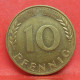 10 Pfennig 1950 F - SUP - Pièce Monnaie Allemagne - Article N°1486 - 10 Pfennig