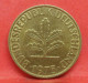 10 Pfennig 1975 D - SUP - Pièce Monnaie Allemagne - Article N°1503 - 10 Pfennig