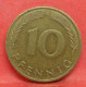 10 Pfennig 1988 F - TTB - Pièce Monnaie Allemagne - Article N°1519 - 10 Pfennig