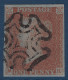 Grande Bretagne N°3 1 Penny Brun Rouge (POS MK) Variété " M " Décalé Obltéré Croix De MALTE Très Frais & SUPERBE - Usati