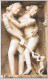 India Khajuraho Temples MONUMENTS - Erotic Figure From Lakshman TEMPLE 925-250 A.D Picture Post CARD Per Scan - Ethnics