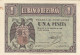 H0120 BILLETE ESPAÑA 1 PESETA FEB 1938 EBC CON MANCHAS - 1-2 Pesetas