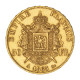 Second-Empire-50 Francs Napoléon III, Tête Laurée 1865 Paris - 50 Francs (goud)