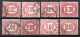 1561,ITALY. 1875 OFFICIALS #1-8 - Dienstzegels