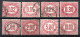 1561,ITALY. 1875 OFFICIALS #1-8 - Dienstmarken