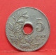 5 Centimes 1922 - TB - Pièce Monnaie Belgique - Article N°1672 - 5 Cent