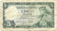 Billet De  CINCO PESETAS - 1954 - 5 Pesetas