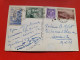 Monaco - Affranchissement Varié Sur Carte Postale En 1948 Pour Lunéville - Réf 1667 - Brieven En Documenten