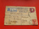 GB - Entier Postal En Recommandé De Londres Pour Paris En 1926, ( Compléments Incomplet ) - Réf 1677 - Entiers Postaux